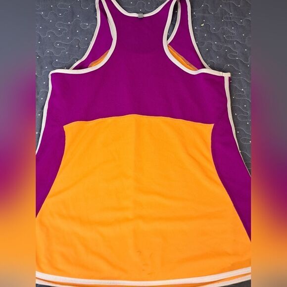 Nike Dri Fit orange and pink tank top size small - Picture 3 of 4